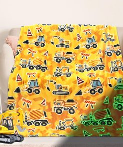 Manta de Excavadora Regalos de Construcción para Niños que