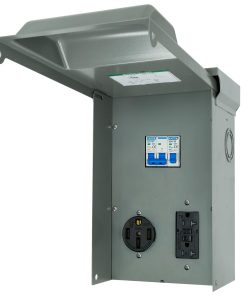 Panel de toma de corriente temporal AXOTEN - Tomacorriente