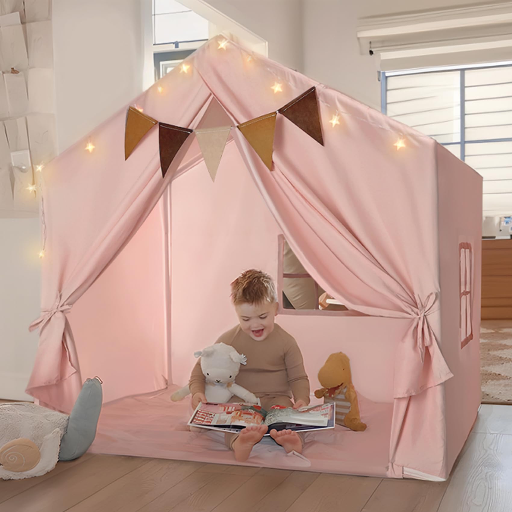 Tienda de juegos para niños, espaciosa casita de juegos con