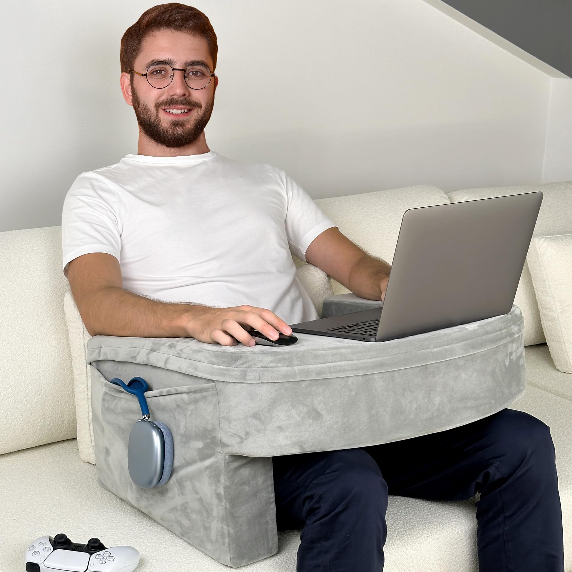 Almohada de Juegos y Mesa para Portátil Ergonómica EPHEDORA