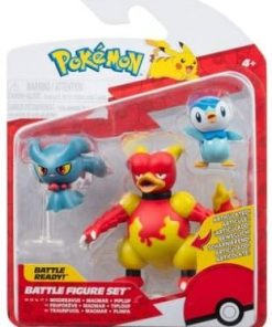 Conjunto de Figuras de Batalla Pokemon Clip n Go Pack de