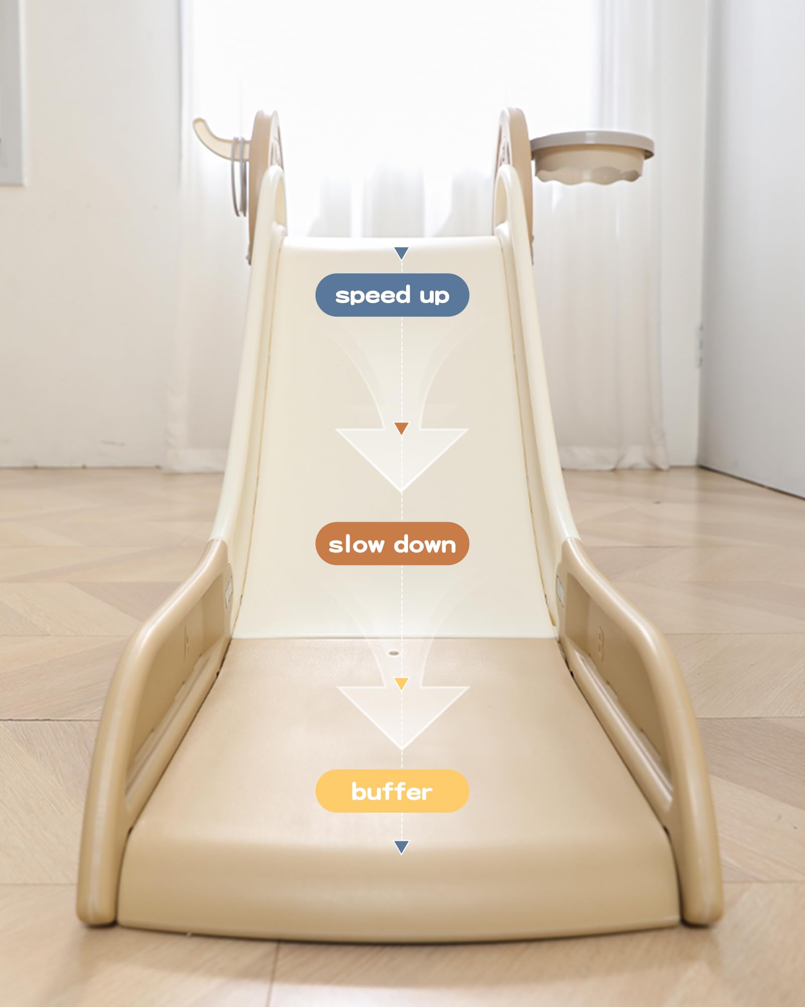 Resbaladilla para Niños 4 en 1, Resbaladilla -Azul - Imagen 5