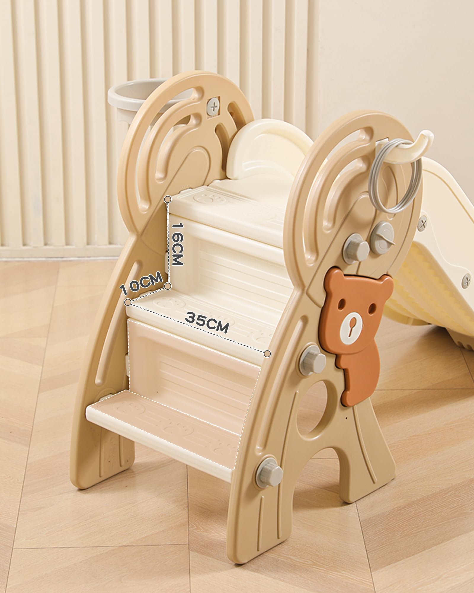 Resbaladilla para Niños 4 en 1, Resbaladilla -Azul - Imagen 3