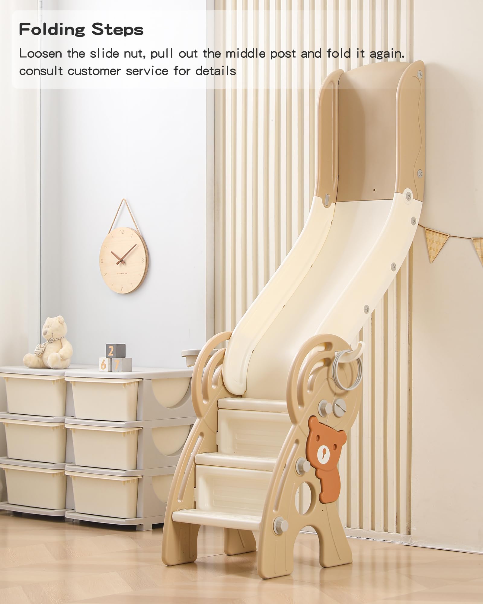 Resbaladilla para Niños 4 en 1, Resbaladilla -Azul - Imagen 7