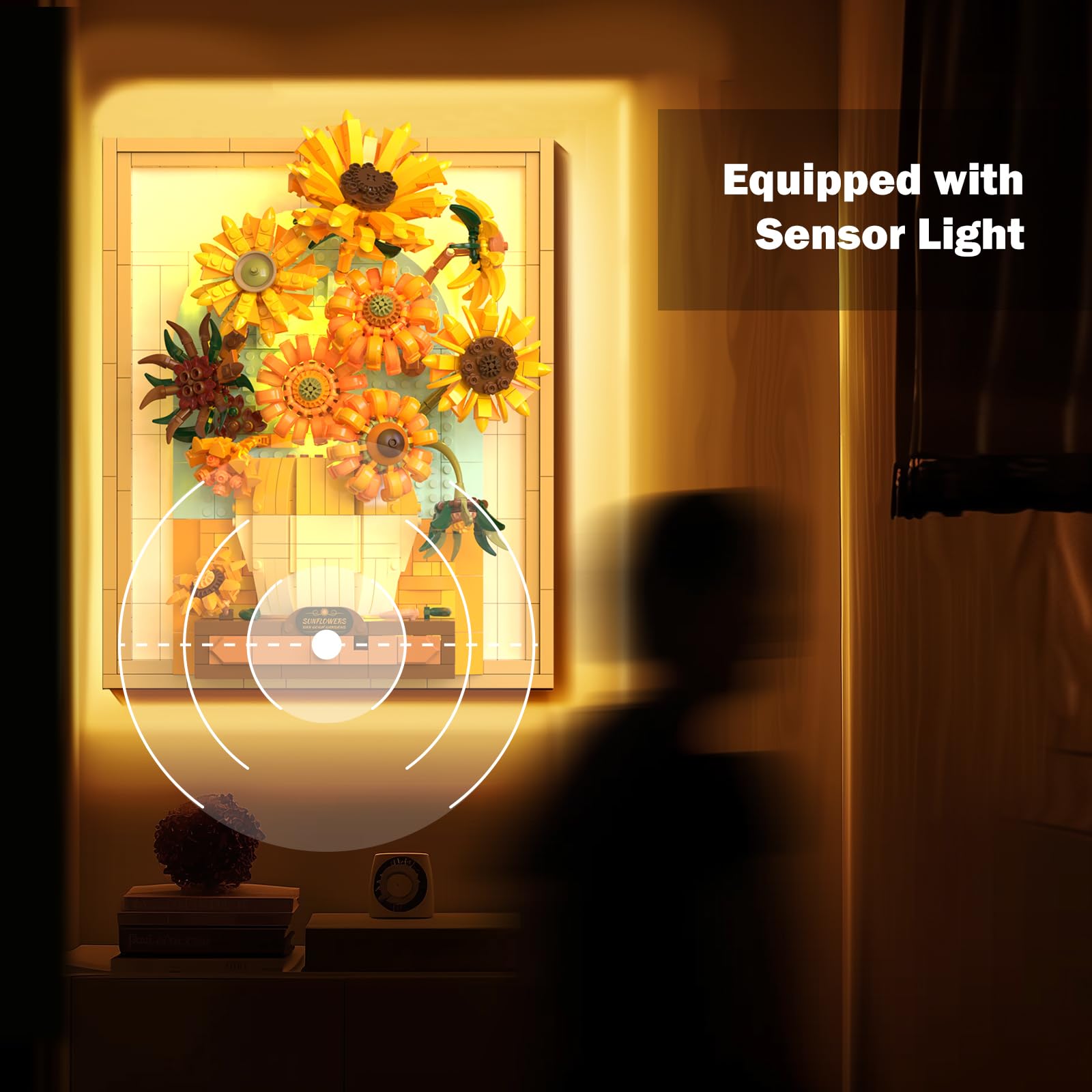 Set de Construcción de Flores Girasol NUTCRACKER con Luz - Imagen 5