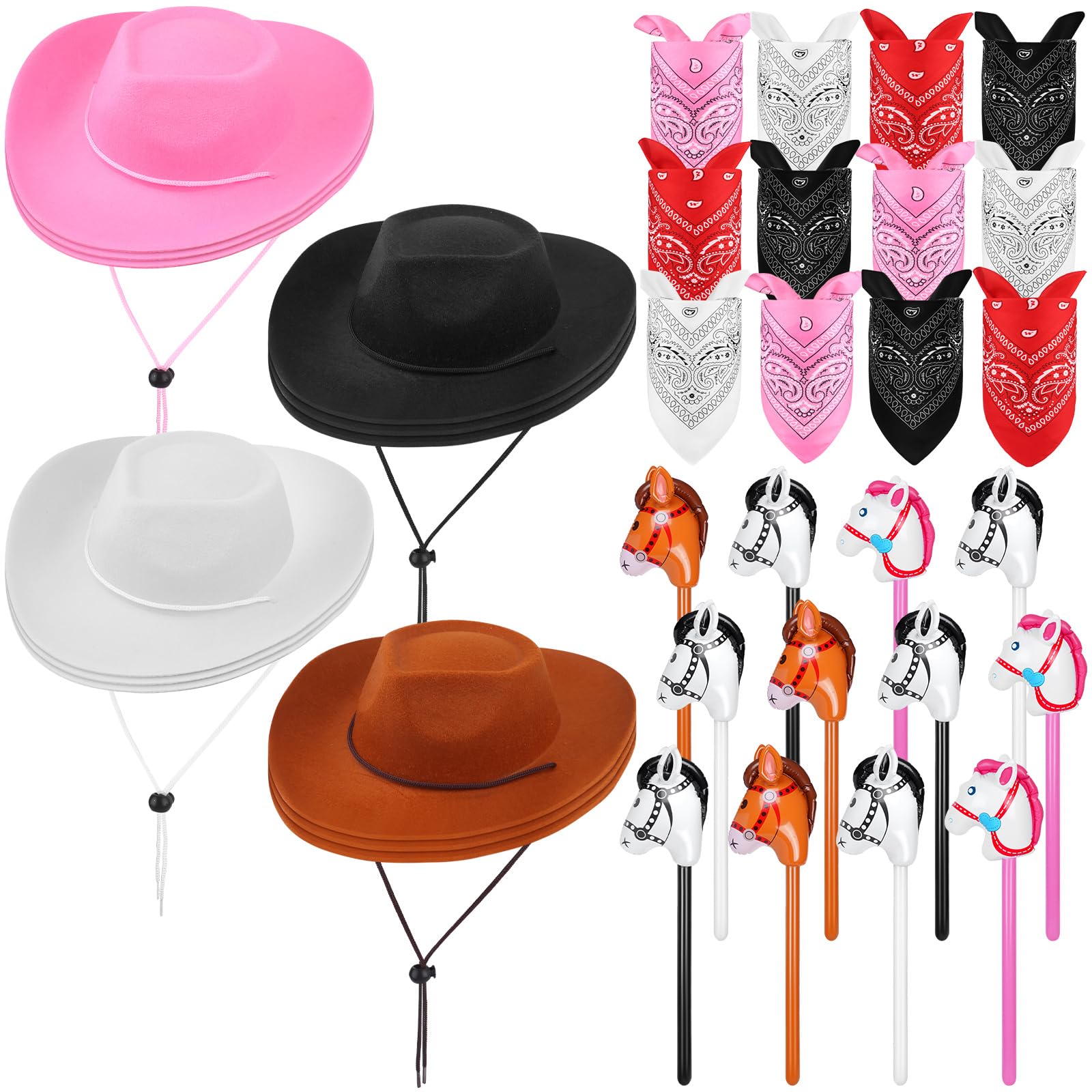 Conjunto de Fiesta de Vaquero de OBANGONG de 36 Piezas