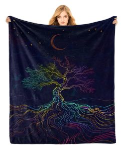 Manta de Franela Árbol de la Vida PINKBAY, 50”60in - Manta