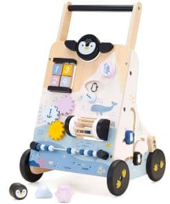 Andador de Madera PairPear para Bebés, Juguetes de Centro