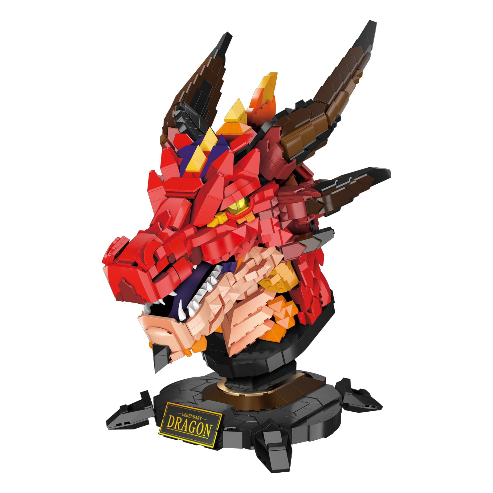 Set de Construcción de Cabeza de Dragón NUTCRACKER para