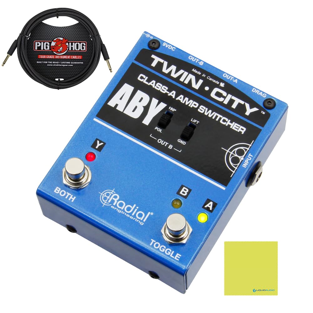 Radial Engineering Twin City Active ABY Amp Switcher con