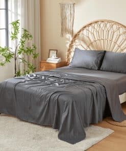 Juego de Sábanas de Algodón 100% de Fibra Larga -Storm