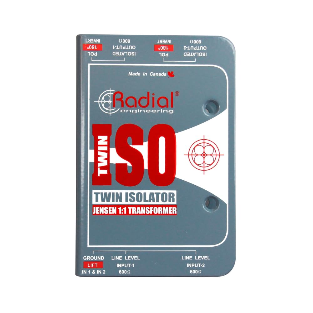 Radial Engineering Twin-Iso Dos Canales Aislador de Nivel - Imagen 5