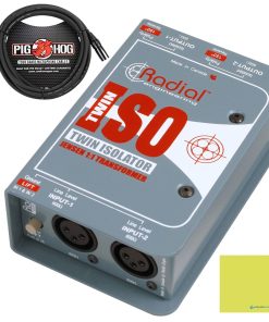 Radial Engineering Twin-Iso Dos Canales Aislador de Nivel