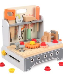 Banco de Trabajo de Madera Plegable para Niños de 3 4 5