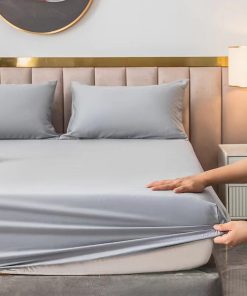 Sabana Ajustable Tamaño Queen de Boucle para Cama