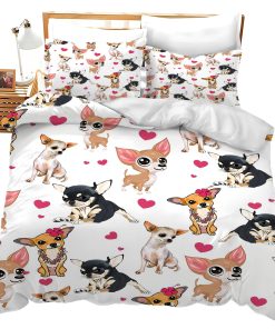 Conjunto de Ropa de Cama de Chihuahua Lindo para Cachorros