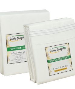 Juego de sábanas funky gadgets de 6 piezas tamaño King -
