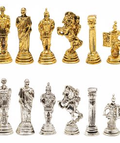 Pieza de ajedrez de metal de GGS Grand Gift Store, pieza de