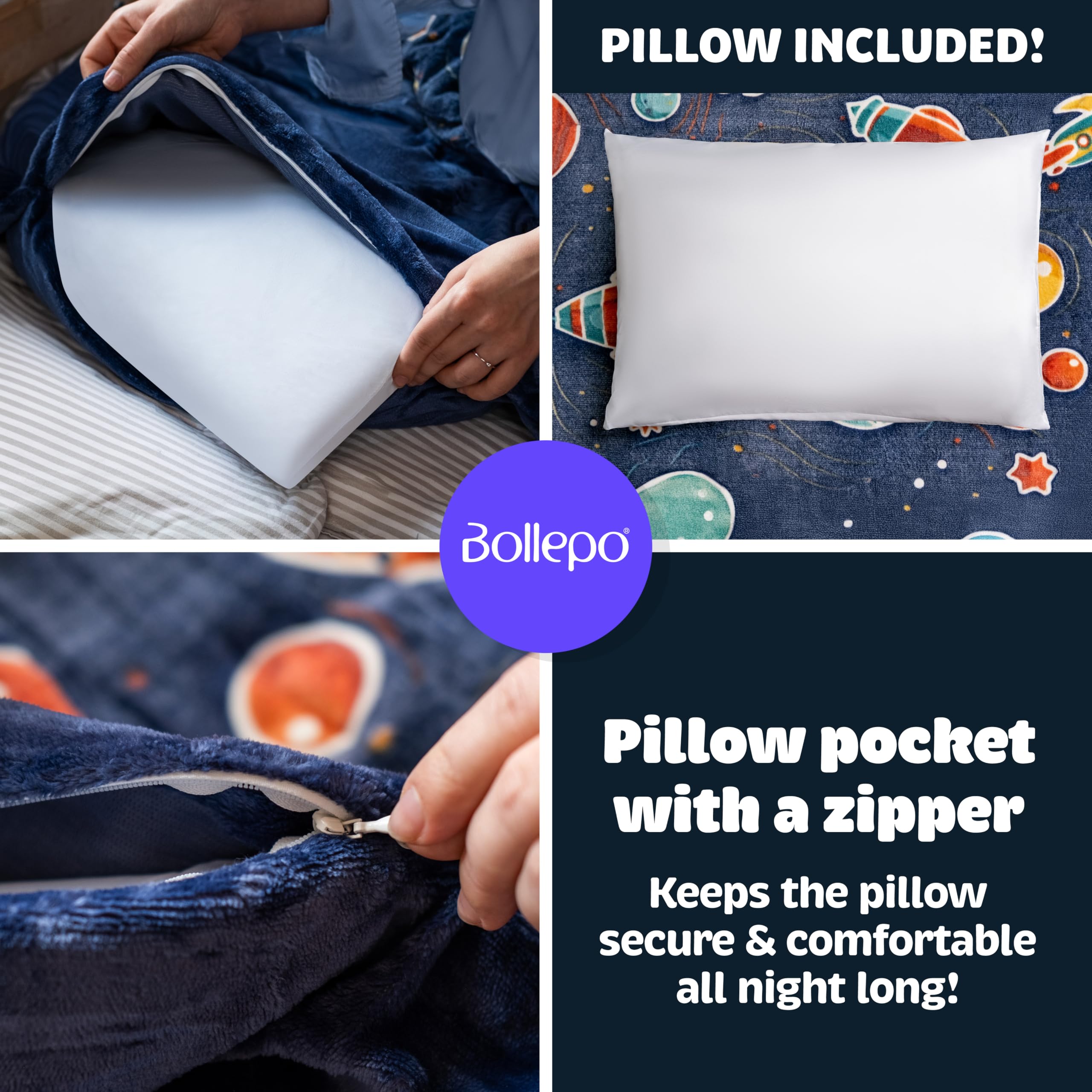 Saco de Dormir para Niños con Almohada, Temática de - Imagen 4