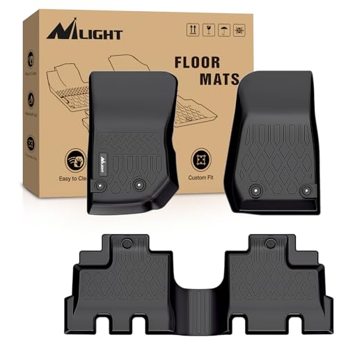 Tapetes de Piso Nilight para Jeep Wrangler JK Unlimited 4