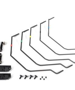 Kit de barra estabilizadora TRAXXAS MAXX SLASH F/R, NEGRO