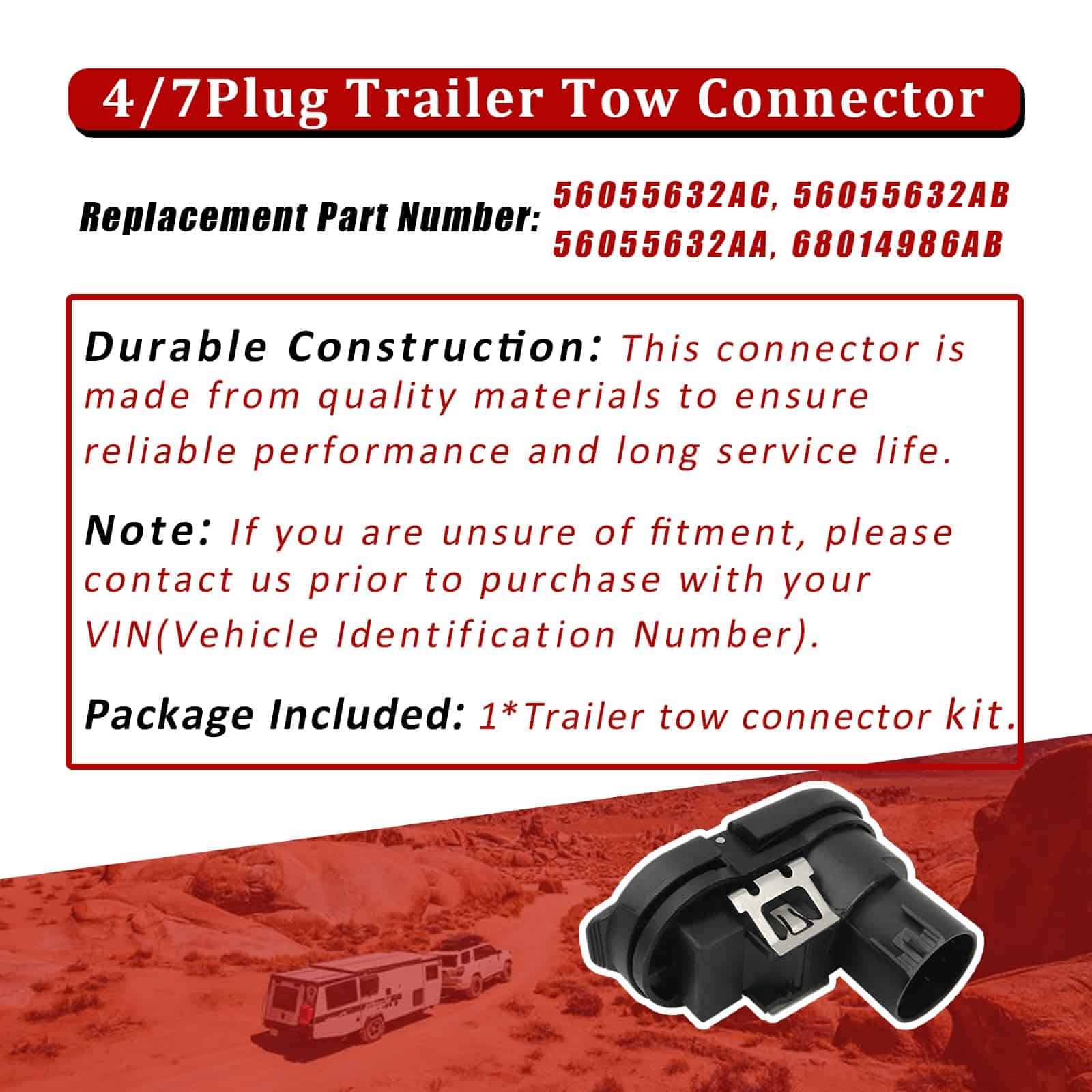 Conector de Enchufe para Remolque de 7 Vías Compatible con - Imagen 5