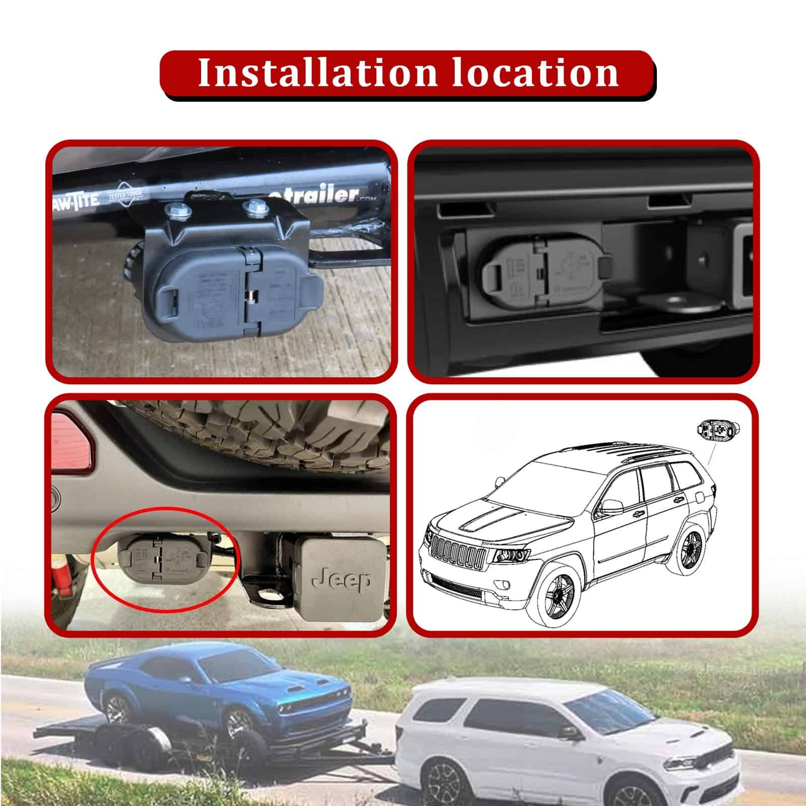 Conector de Enchufe para Remolque de 7 Vías Compatible con - Imagen 6