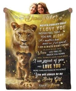 Manta de Hija de Mamá, Regalos de Cumpleaños para Hijas de