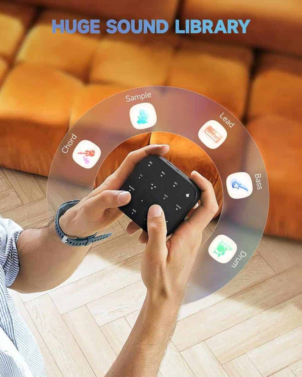 Controlador MIDI Bluetooth Donner MEDO, Groovebox Portátil - Imagen 5