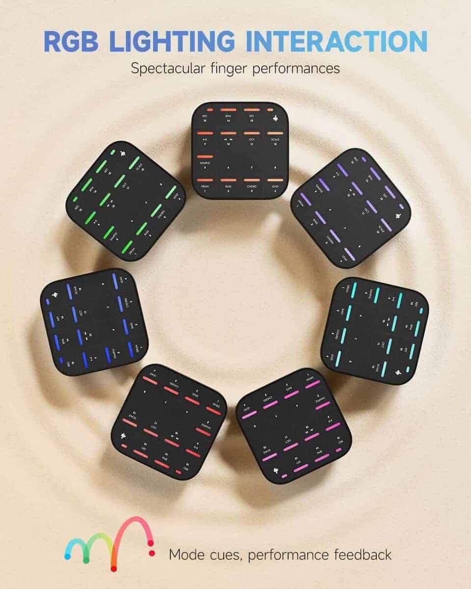 Controlador MIDI Bluetooth Donner MEDO, Groovebox Portátil - Imagen 6