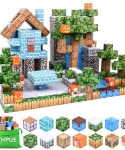 TYHPUE 100 PCS Magnetic Blocks, Juguetes Sensoriales STEM