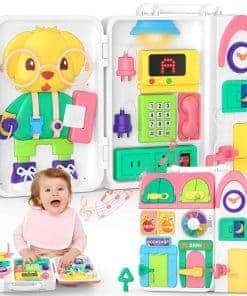 Juguetes Montessori para niña de 1+ año, Tablero de