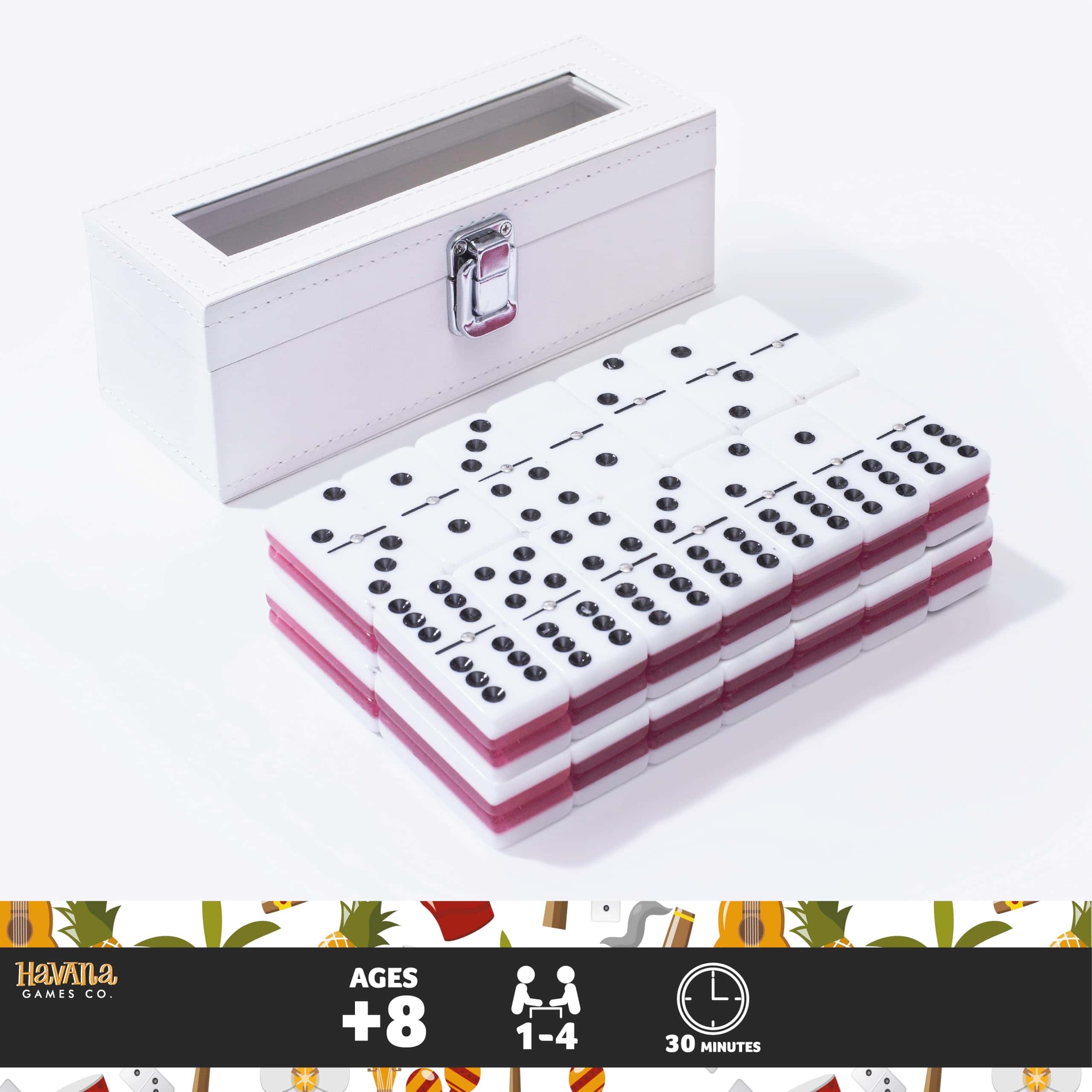 Juego de Domino Premium Double 6 de Havana Games, Juego de - Imagen 6