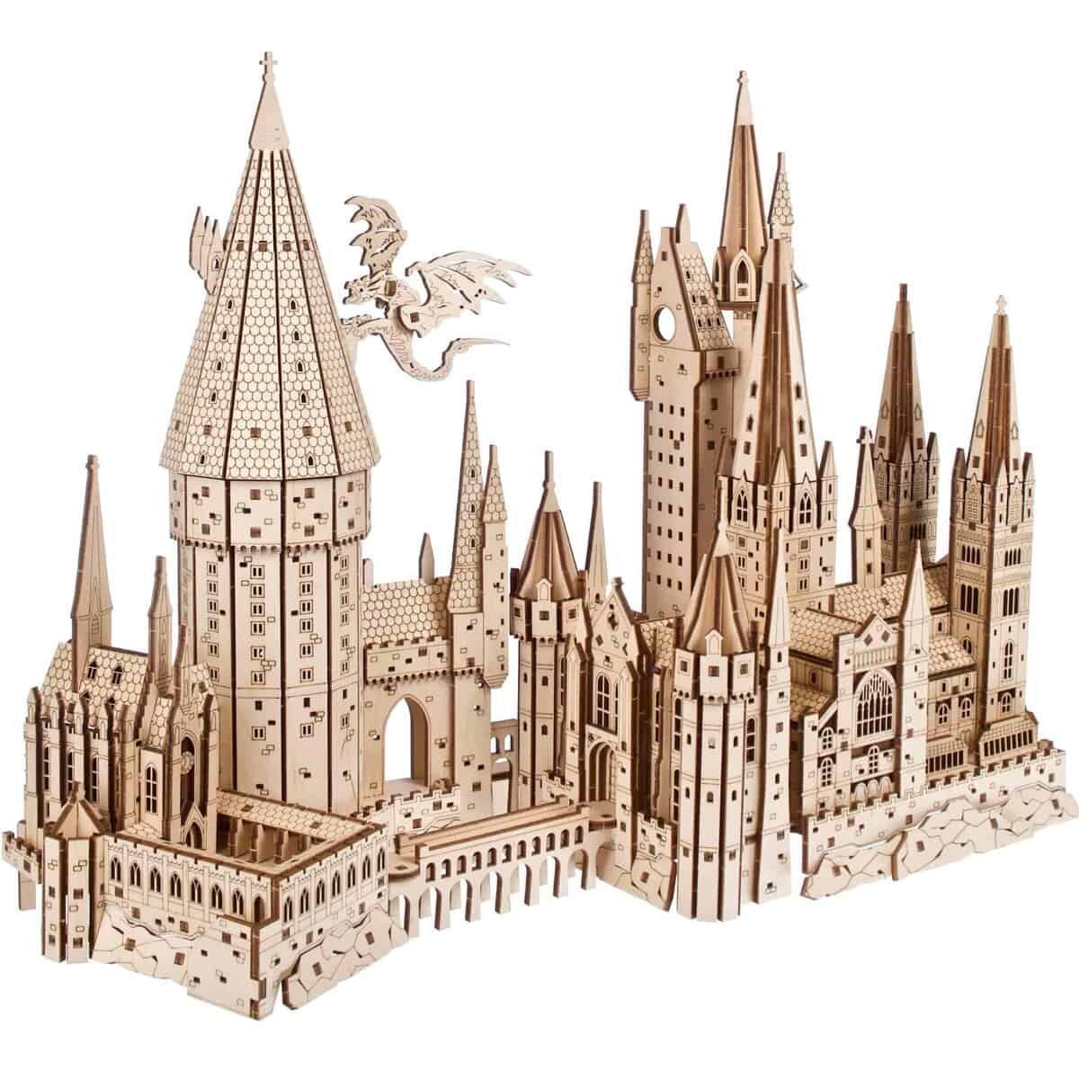 UGEARS Castillo de Hogwarts de Harry Potter Bloques de