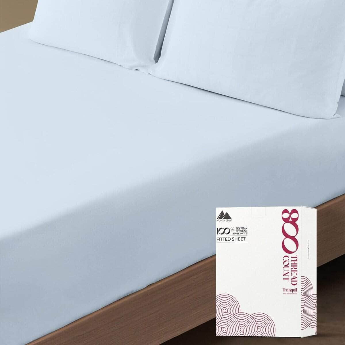Sábana Ajustable King Mayfair Linen 100% Algodón Egipcio -