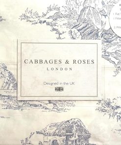 Juego de sábanas de lujo Cabbages & Roses of -Azul Country T
