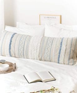 Funda de almohada grande BlissBlush para -Azul