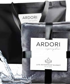 Manta Impermeable para Cama de Intimidad (Gris, King 82x82)