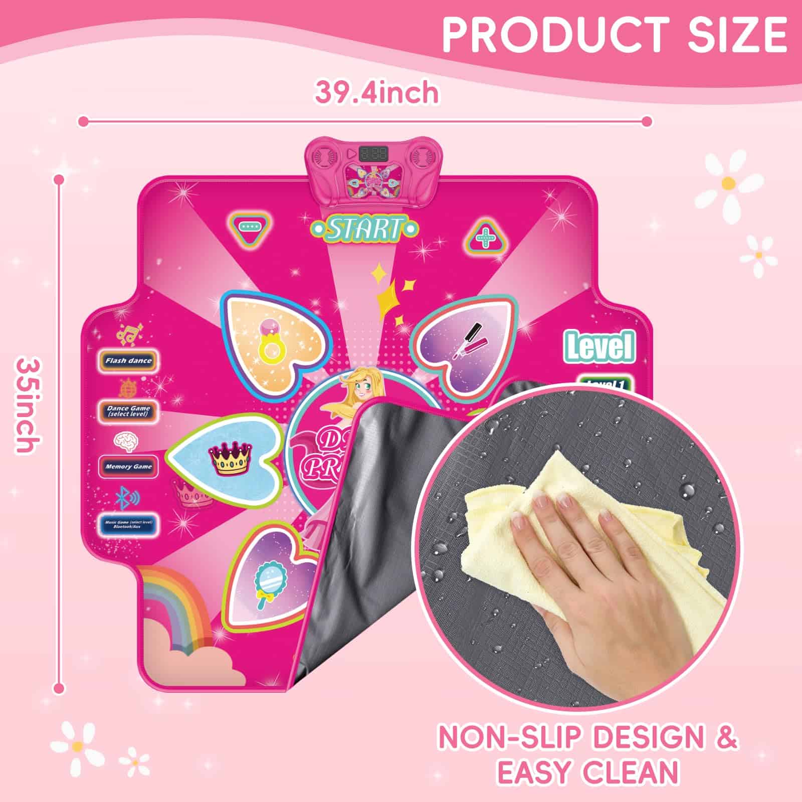 Tapete de Baile JoyRapt para Niños de 4 a 8 Años, 6 Botones - Imagen 4