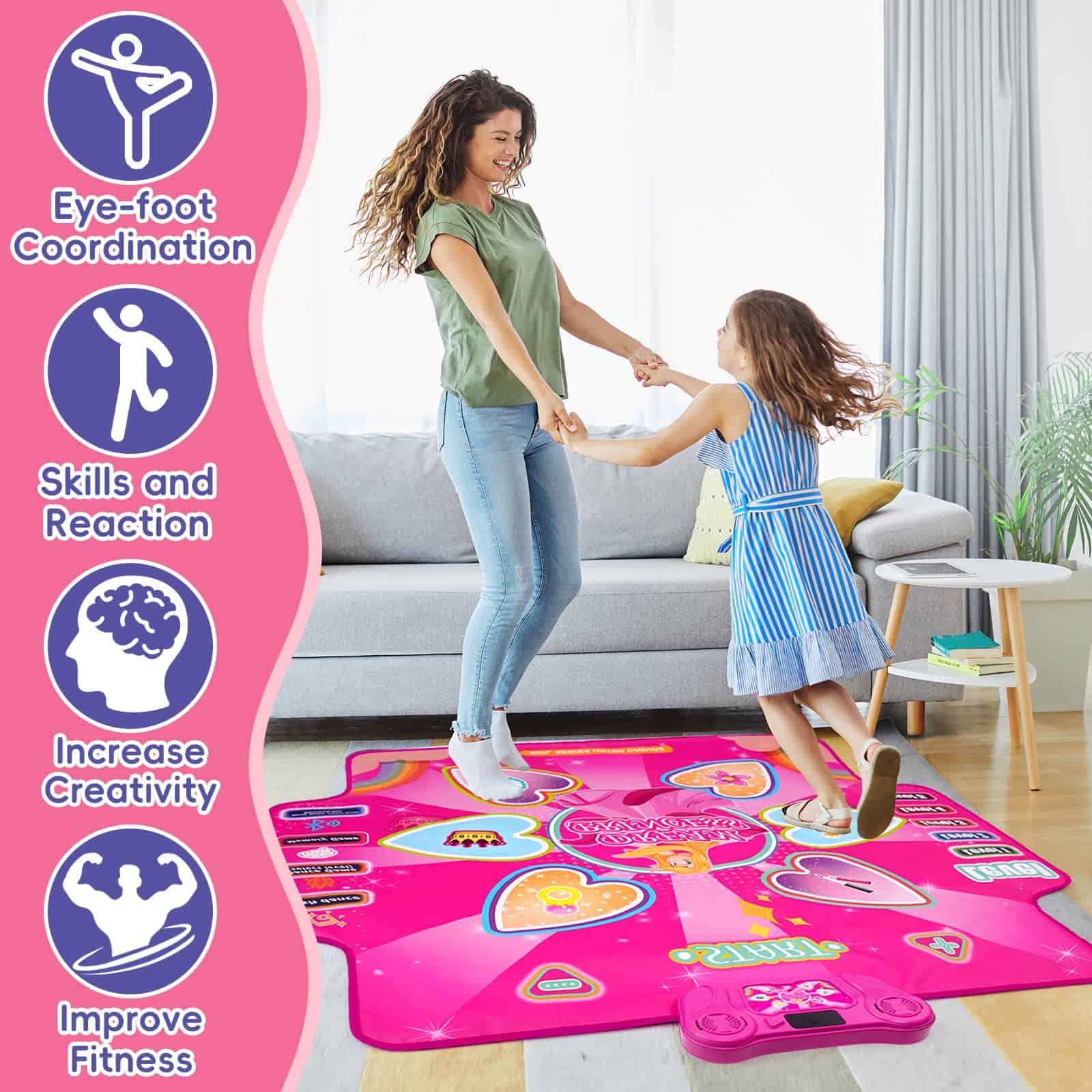 Tapete de Baile JoyRapt para Niños de 4 a 8 Años, 6 Botones - Imagen 5