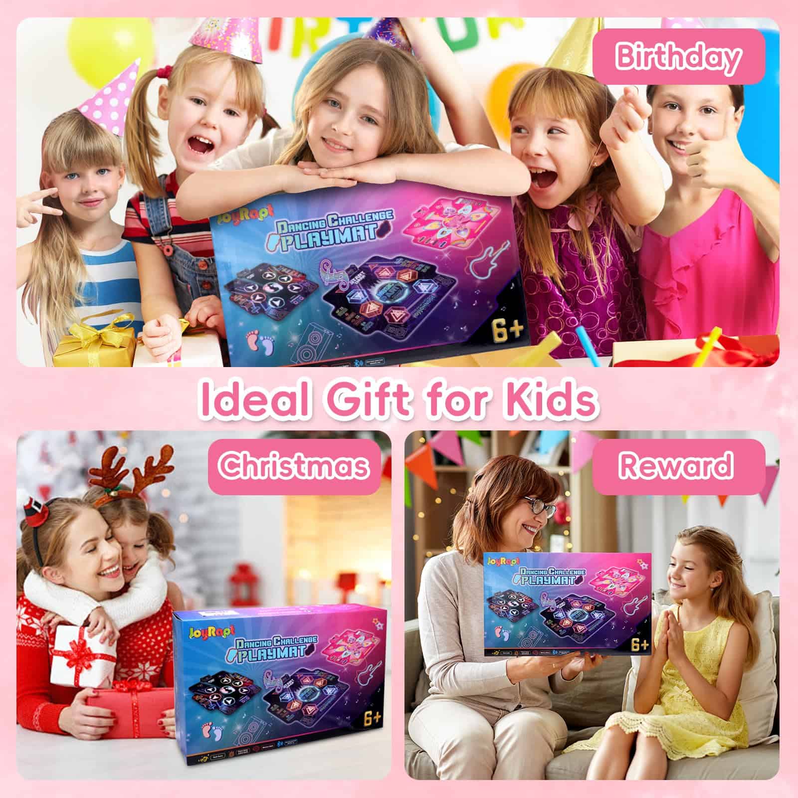 Tapete de Baile JoyRapt para Niños de 4 a 8 Años, 6 Botones - Imagen 7
