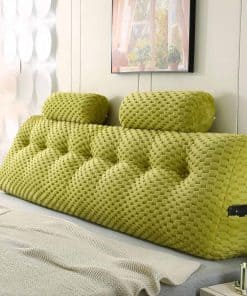 Almohada de cabecera en forma de cuña Ziihome + -Verde Salvi