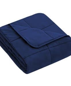 Manta ponderada yescool (5 lbs, 36" x 48", Azul) Manta