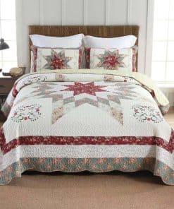 Juego de Colchas de Algodón Camandy, 3 Piezas de Edredones