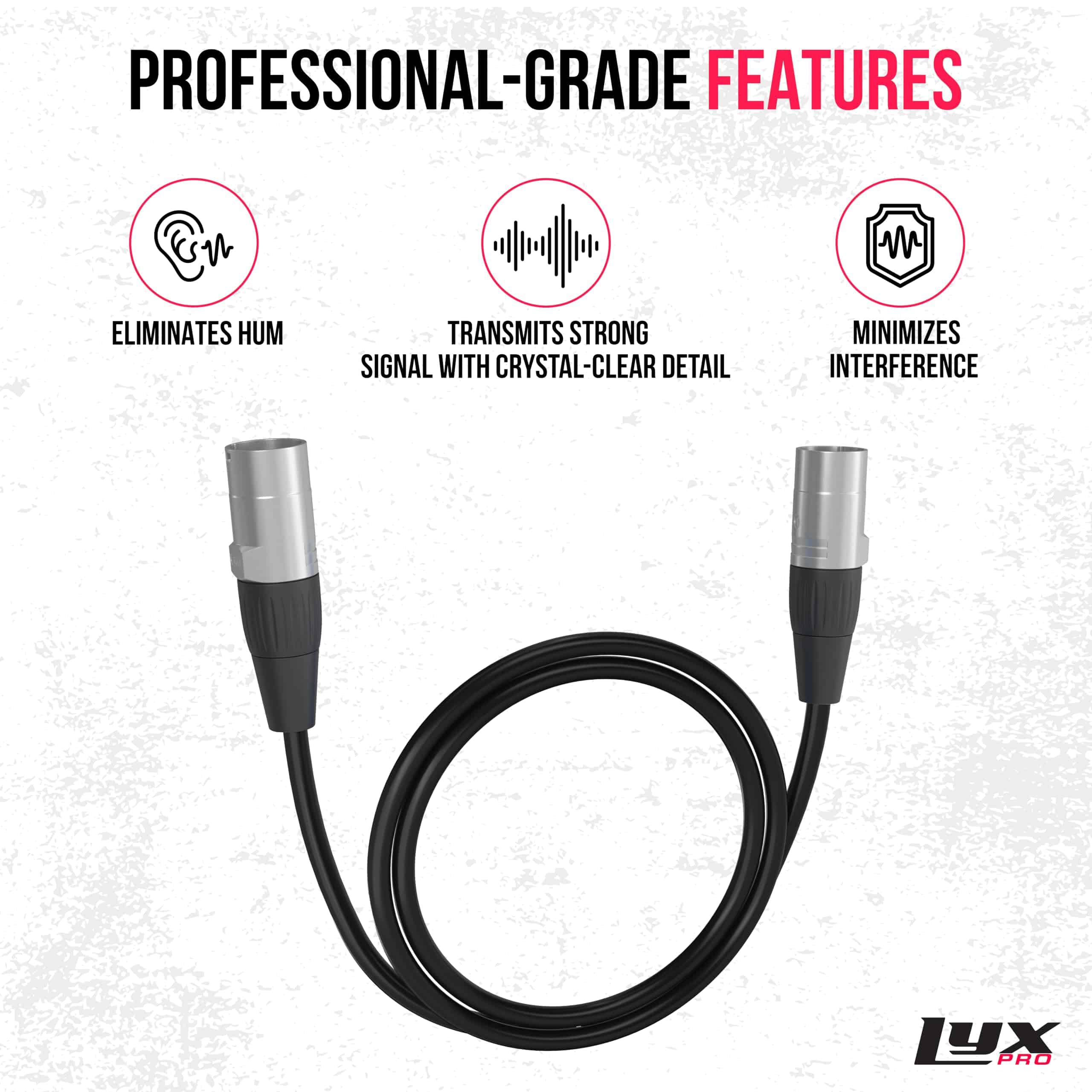 Cable LyxPro Ethercon CAT6 Blindado de 3 Pies - Cable de - Imagen 3