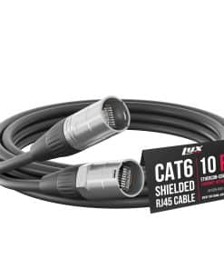 Cable Ethercon blindado LyxPro de 10 pies - Cable RJ45