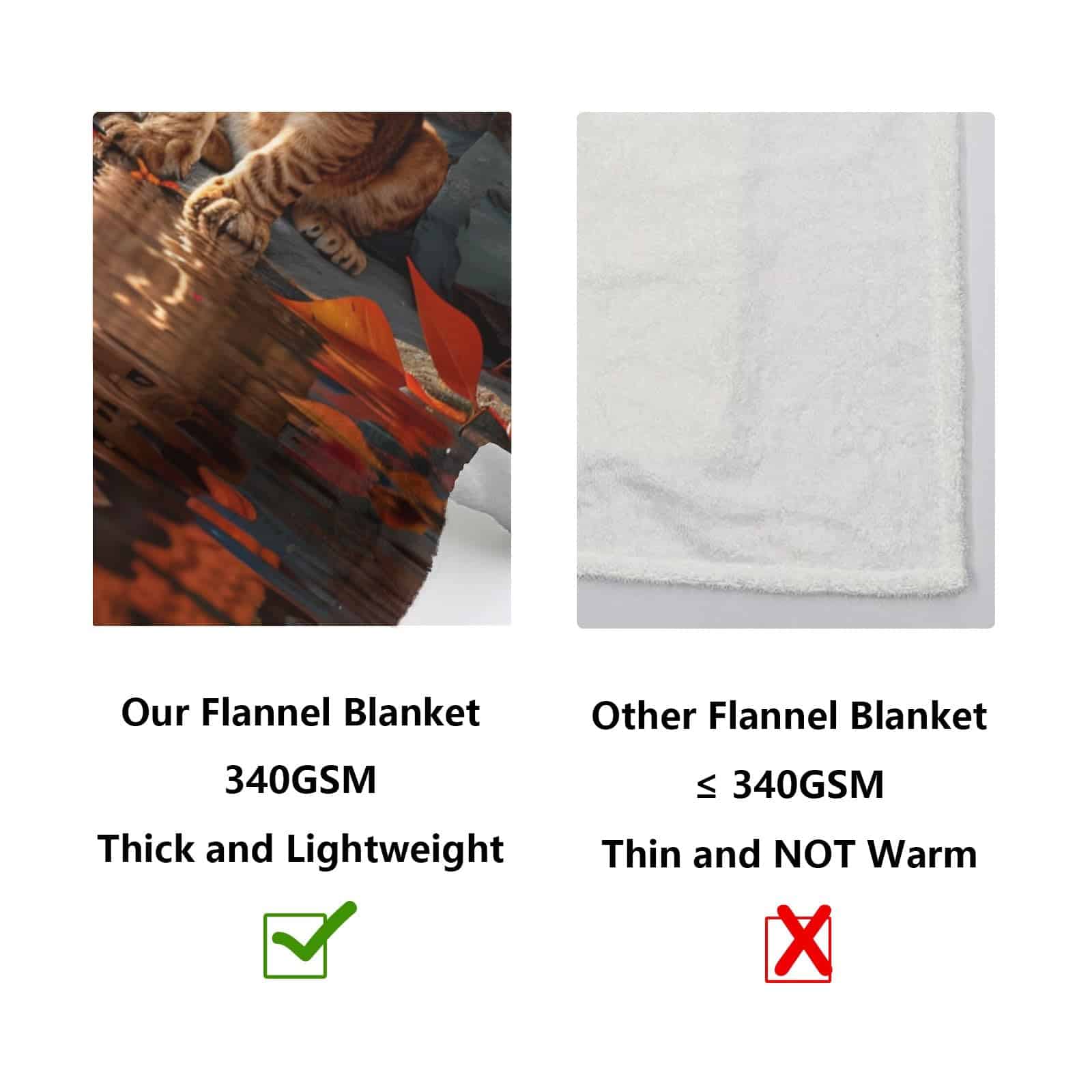 Manta de franela PINKBAY Lions, 50�60 pulgadas - Manta - Imagen 5