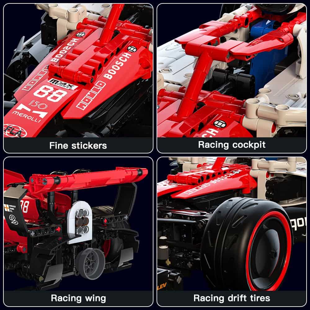 Juguete de Coche de Carreras Alfa de Mould King para Jugar - Imagen 6