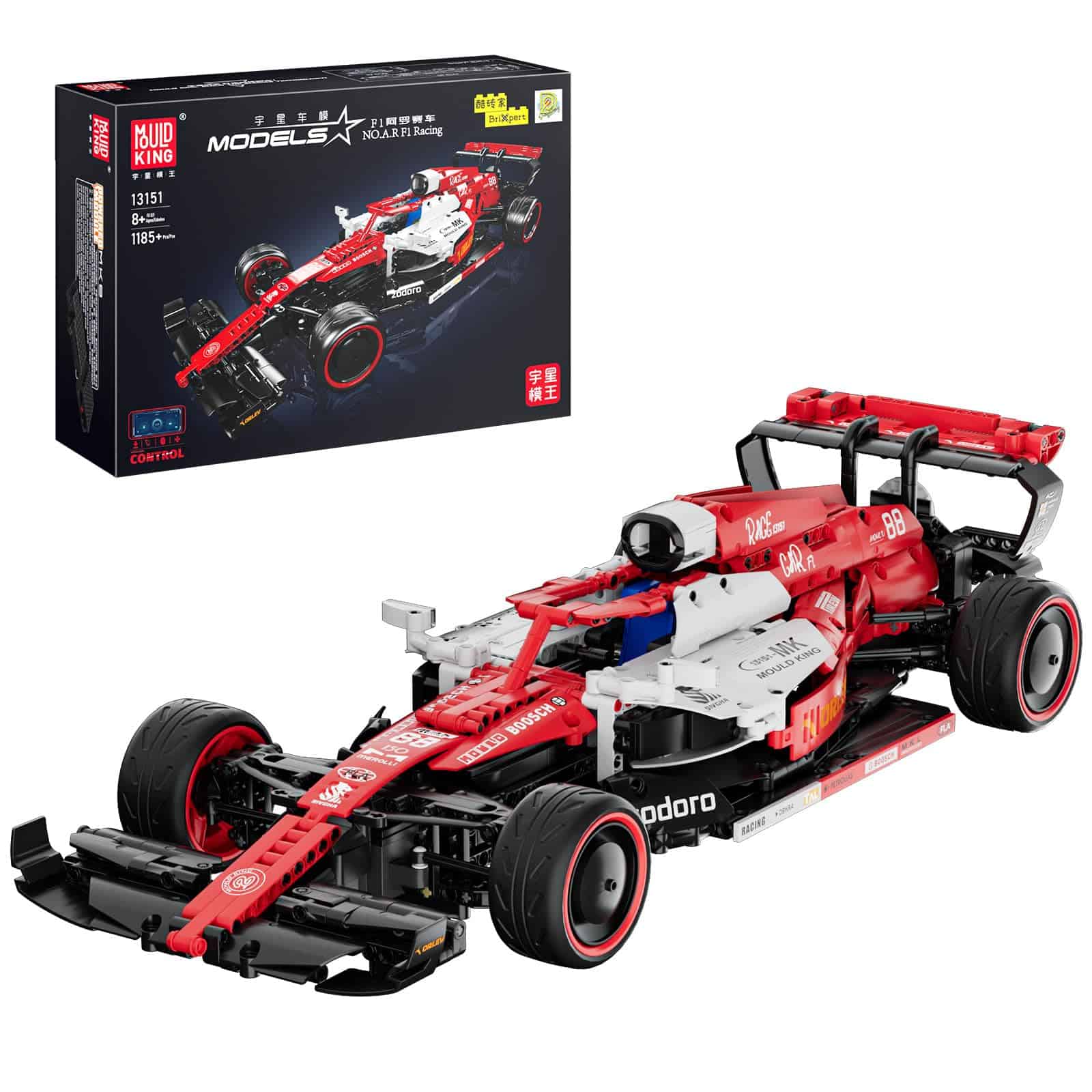 Juguete de Coche de Carreras Alfa de Mould King para Jugar