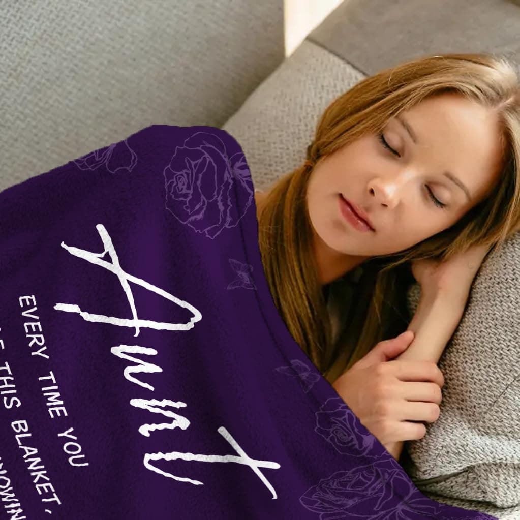 Manta de Tía AJIIUSV - El Mejor Regalo de Sobrina, Regalos - Imagen 4